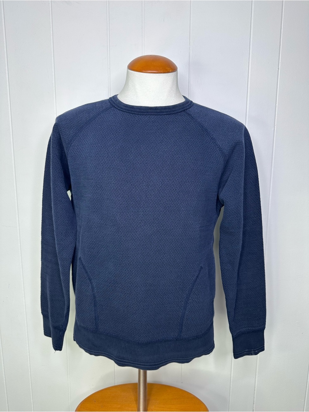 Nanamica Navy Crew Neck Sweatshirt